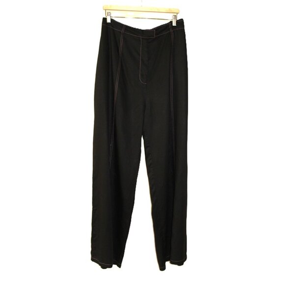 nwt ASOS Heartbreak Plus High Waisted Fit & Flare Pants with Contrast Stich (20) - Picture 2 of 13